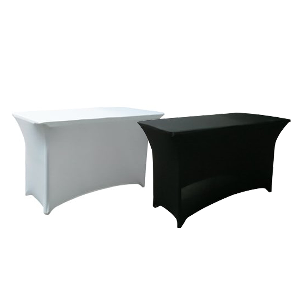 4ft Long Spandex Table (White _ Black)_ TB6-SW _ SB.jpg