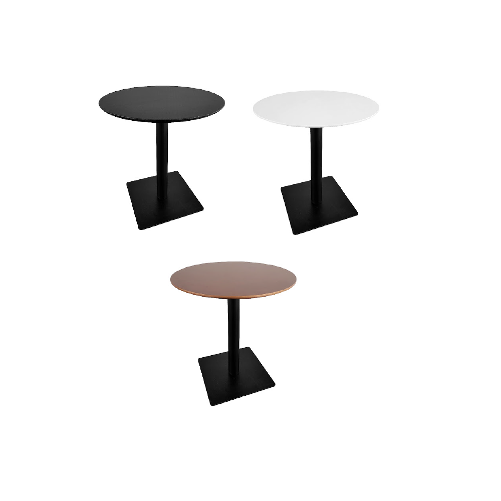 Grande Round Table with Square Base